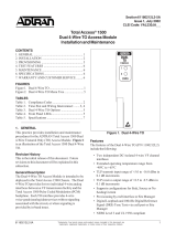 ADTRAN Total Access 1500 User manual