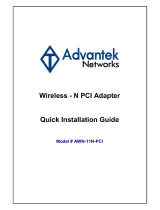 Advantek Networks AWN-11N-PCI User manual