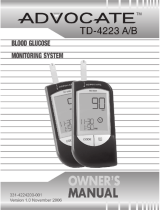 Advocate Meters TD-4223 User manual