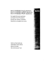 AEG FINESSE KM 21 User manual