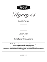 Aga Ranges Legacy 44 User manual