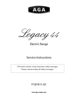 Aga Ranges Legacy 44 User manual