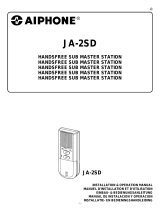 Aiphone ja-2sd User manual