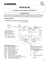 Aiphone MYW-BA-M User manual