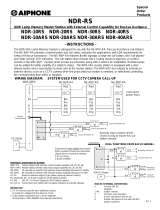 Aiphone NDR-40RS User manual