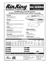 Air King DQ1305 User manual