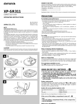 Aiwa XP-SR311 User manual