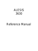 Alesis 3630 User manual