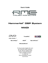 Alesis Hammerfall DSP System User manual