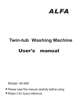 Alfa 40-MS User manual