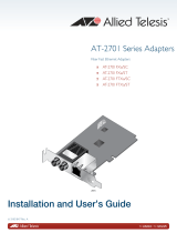 Allied Telesis AT-2701FTXA/SC User manual