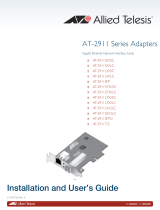 Allied Telesis AT-2911SX/2LC User manual