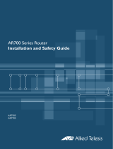 Allied Telesis AR770S User manual