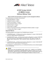 Allied Telesis AT-8000GS User manual