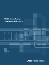 Allied Telesis AR750S User manual