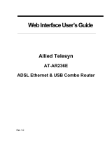 Allied Telesis AT-AR236E User manual
