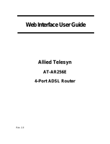 Allied Telesis AT-AR256E User manual
