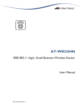 Allied Telesis AT-WR2304N User manual