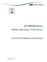 Allied Telesis AT-WR4500 User manual
