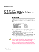 Allied Telesis SB251-10 User manual