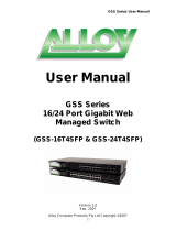 Alloy Computer Products GSS-16T4SFP User manual