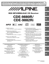 Alpine CDE-9880R User manual