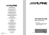 Alpine TDA-7551E User manual