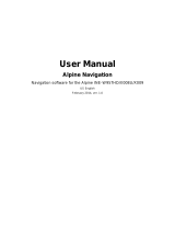 Alpine X008U User manual