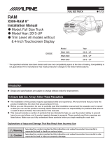 Alpine X009-RAM Installation guide