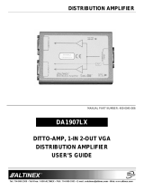 Altinex DA1907LX User manual