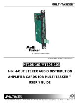 Altinex MULTI-TASKER MT108-102 User manual