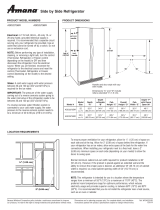 Amana ASD2575BRW Specification