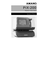 Amano PIX-200 Owner's manual