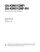 AMD GA-K8N51GMF-RH User manual