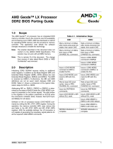 AMD Geode LX CS5536 User manual