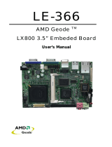 AMD LE-366 User's User manual