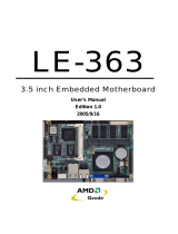 AMD LE-363 User manual