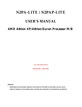 JETWAY N2PAP-LITE User manual