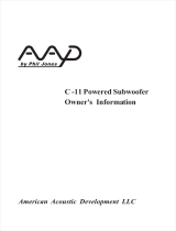 American Acoustic Development C -11 User manual