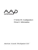 American Acoustic Development C Series-3G User manual
