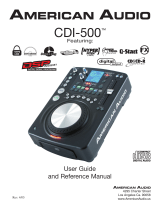 ADJ CDI-500 User manual