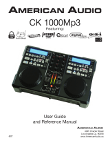 American Audio CK 1000Mp3 User manual
