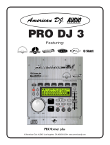 American DJ Audio PRO DJ 3 User manual