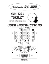 American DJ Audio SKILZ XDM-2221 User manual
