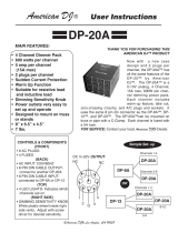 American DJ DP-20A User manual