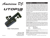 American DJ Utopia 250S User manual
