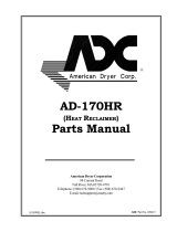 American Dryer Corp. AD-170HR User manual
