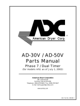 American Dryer Corp. AD-30V User manual