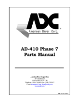 American Dryer Corp. AD-410 User manual