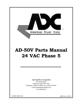 American Dryer Corp. AD-50V User manual